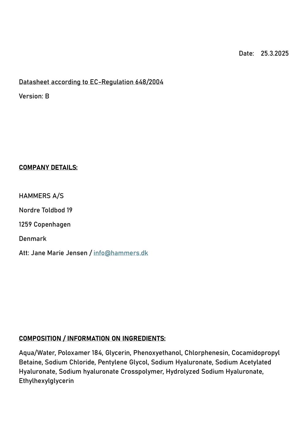 datasheet